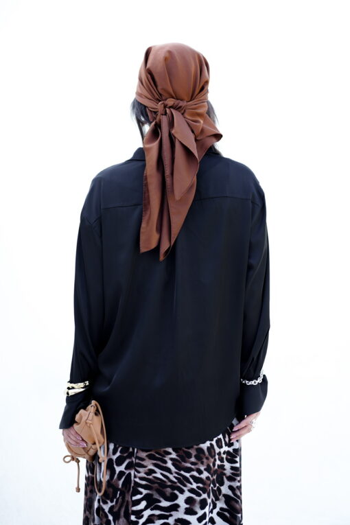 شومیز ساتن ابریشم basic - Image 5