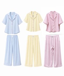 ست پیژامه بلوز و شلوار لباس خواب perrysilk (رنگبندی)