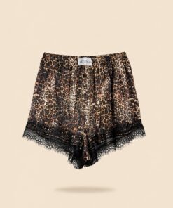 شلوارک پلنگی leopard silk