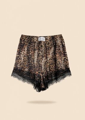 شلوارک پلنگی leopard silk