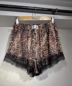 شلوارک پلنگی leopard silk